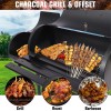 Unbranded 43" Charcoal Smoker BBQ Grill Outdoor Portable Patio Backyard