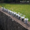 BangQiao 300 Pack 1.80 Inch Tiny Clear Plastic Nursery and