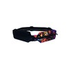 SPI Glide Buckle-Less, Adjustable Twin Pocket Running Belt (Black)