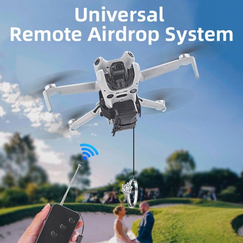 Drone Thrower Remote Control Dispenser Delivery Kits Drone Payload Release