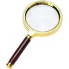 Magnifying Glass 6X Magnification Magnifier Handheld Magnifier for Science, Reading