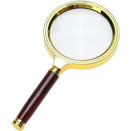 Magnifying Glass 6X Magnification Magnifier Handheld Magnifier for Science, Reading Book, Inspection