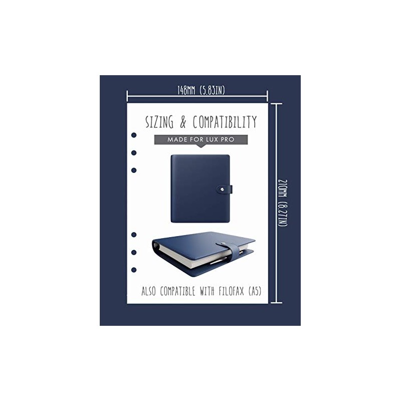 LUX PRO A5:Project Planner - LUX Productivity Refill Pack -