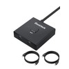 Dockteck USB C Switch, Bi-Directional Switcher 1 in 2 Out/2