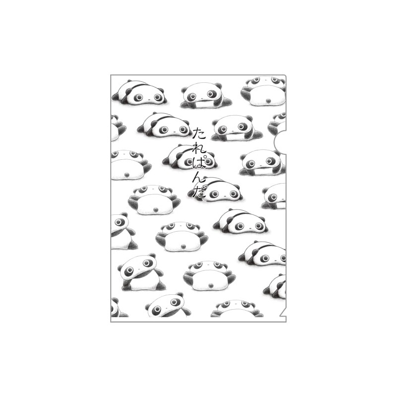 San-X FA13101 Clear Holder Set, Sauce Panda, H12.2 x W