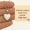 Collar De Culpa Tuya Mia Corazon Regalo Novia Aniversario