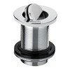 Wirquin 30723428 1.25" Brass Basin Waste Rotary Plug, UNSLOTTED