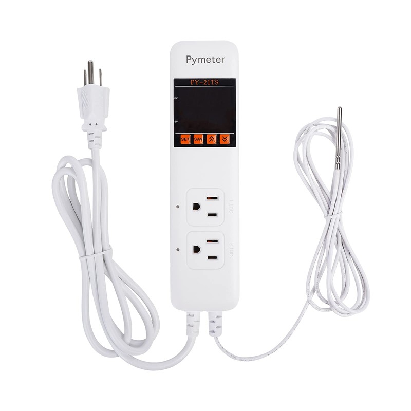 Pymeter Attic Fan Thermostat Controller Temperature Switch Plug Outlet for