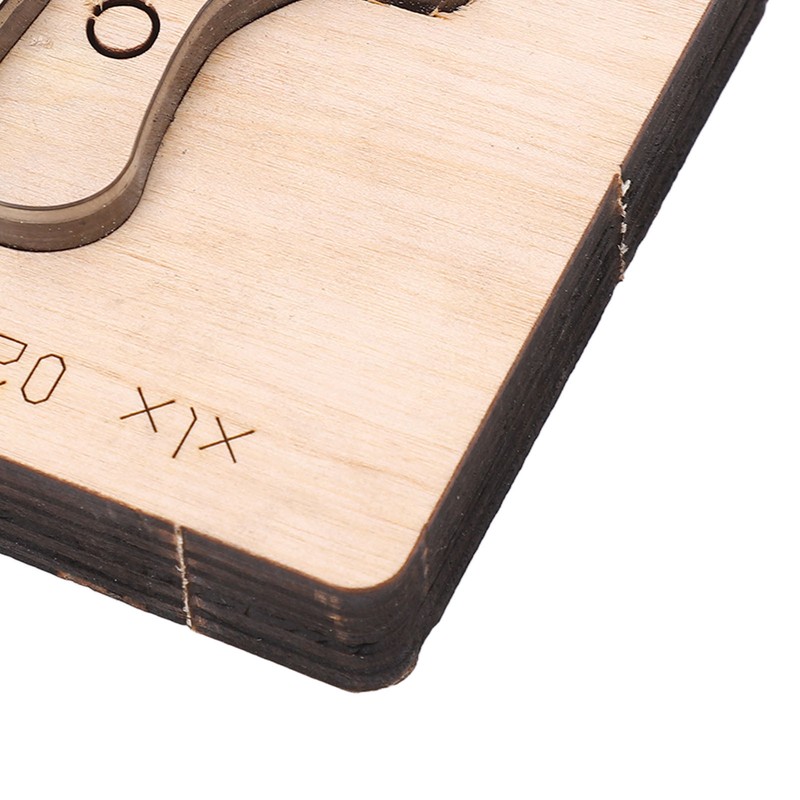 Leather Punching Die Shoe Shaped Alloy Steel Blade Birch Base