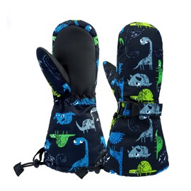 BAVST Baby Winter Waterproof Mittens for Infants Toddler Boys Girls Ski Snow Gloves Kids Teens 2-6T