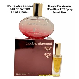 Double Diamond Perfume for Women by YZY 3.4 Oz EDP Spray (Lot Of 2)