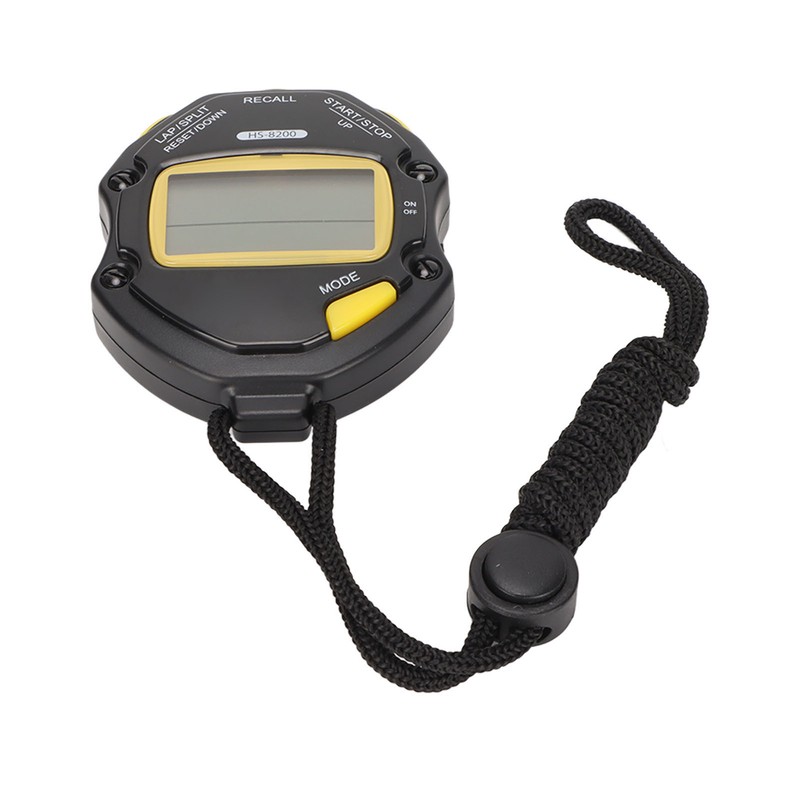 Electronic Stopwatch 2 Line Display 20 Lap Memory Digital Sports