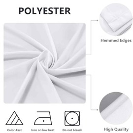 Odot Washable Elastic Round Tablecloth 3D Wood Print - Anti-Tear Wipe Non-Slip Round Tablecloths Washable Wipe Clean Tablecloth for Decoration Coffee Garden Party (90 cm, Brown)