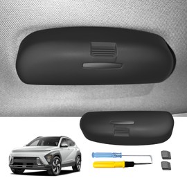 LUWU Sunglass Holder Box for Kia Sportage NQ5/EV6/CEED CEEDX/K3/K5 DL3/Forte 2021-2024 2025 Glasses Storage Case EV6 GT/GT Line Sunglasses Organiser for Overhead Grab Handle Accessories (Dark Grey)