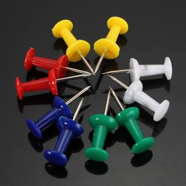 Requisite Needs Push cork board Pins Drawing Pins for Cork Notice Board Thumb Tacks (200 Pins)
