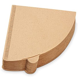 V60 Filters 02, Coffee Filters 2 Cone Paper, Small Cone Coffee Filters 1-4 cup, 100 Count, Natural, Brown