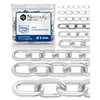 5 Pieces 25-cm = 0,25-Meter 5-mm Thick Stainless Steel Chain
