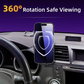 soukeo Upgraded Car Phone Holder Fits for Toyota Highlander 2008-2013 Auto Accessories,Cradles Adjustable Cell Phone Mount for 4-7 in Phones