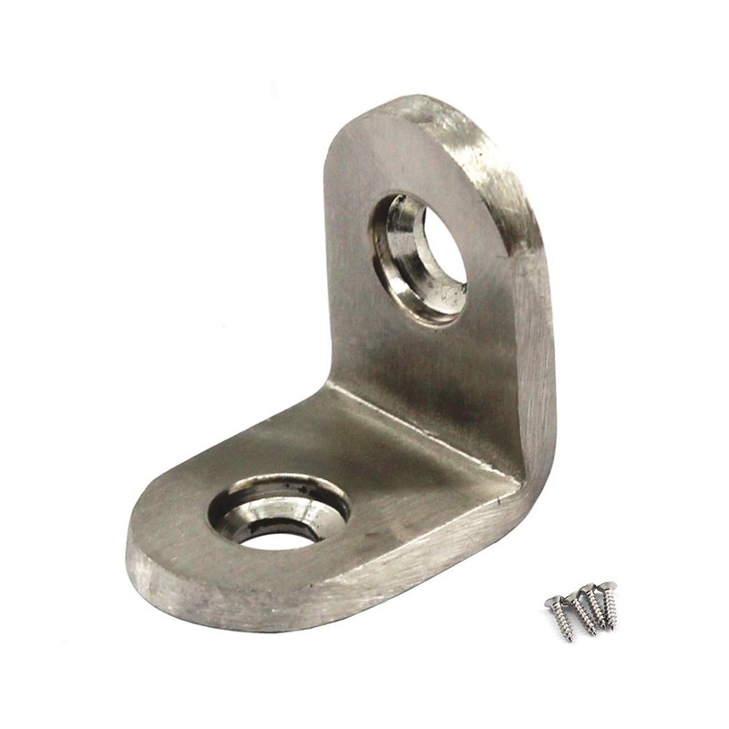 (30 Pieces) 20x20x3mm Angle Connector Corner Brackets (Thickness 3mm) Stainless