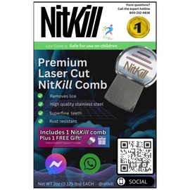 NitKill 1 Pack Lice Comb (1 pack lice comb)