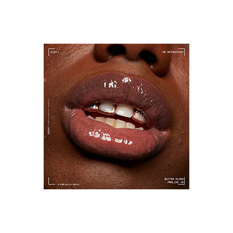 NYX PROFESSIONAL MAKEUP - Butter Gloss, pralin, 0.27 onzas