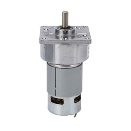 Gear Motor DC 24V 3.8A Speed Reduction Self Locking Reversible Worm Geared Motor for Machine 120RPM 8.0KG·FCM