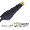 Pack of 4 Propeller Blades, Carbon Fibre Improved Props Blades