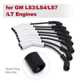 VISLONE 9070C Spark Plug Wire Set - Extreme 9000 Ceramic Boot - for GM LS3/LS4/LS7/LT Engines