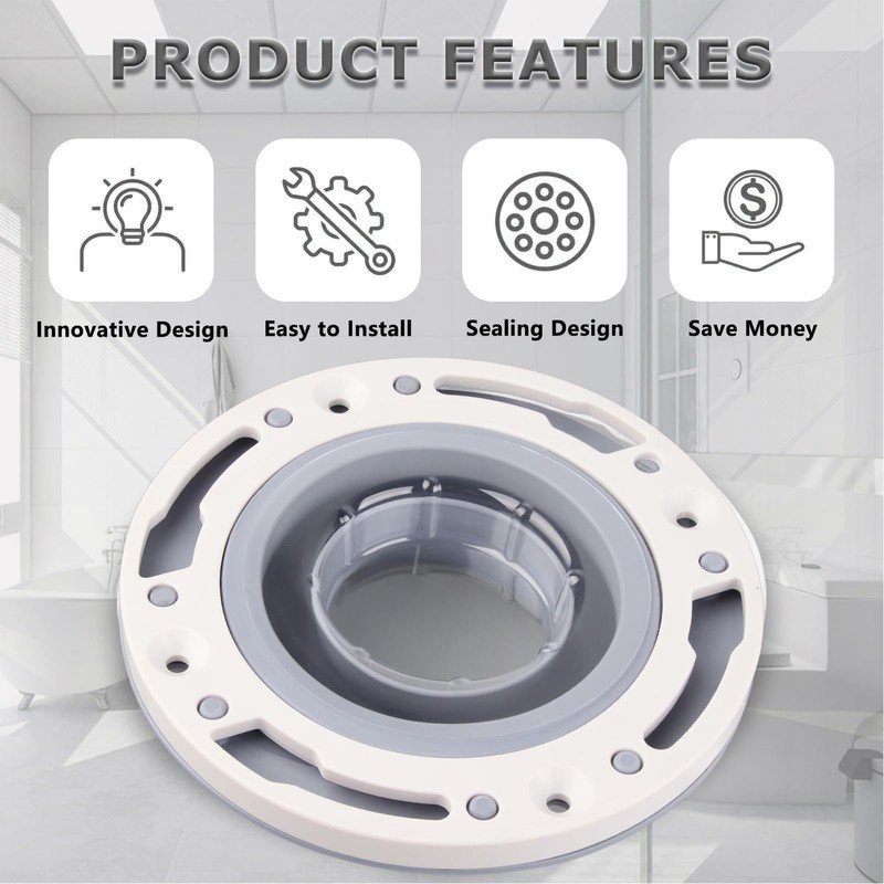 Toilet Flange, Easy to Use Durable Toilet Flange Repair Kit
