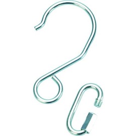 TRUSCO TADBSH S Hook, Large and Large Connecting Can, Silver