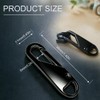 LIIMZII 2 Pcs Zipper Pulls, Metal Zip Pull Tabs Replacement,