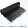 WochiTV Solid Rubber Sheets, Strips, 12" Wide x 1/16" Thick