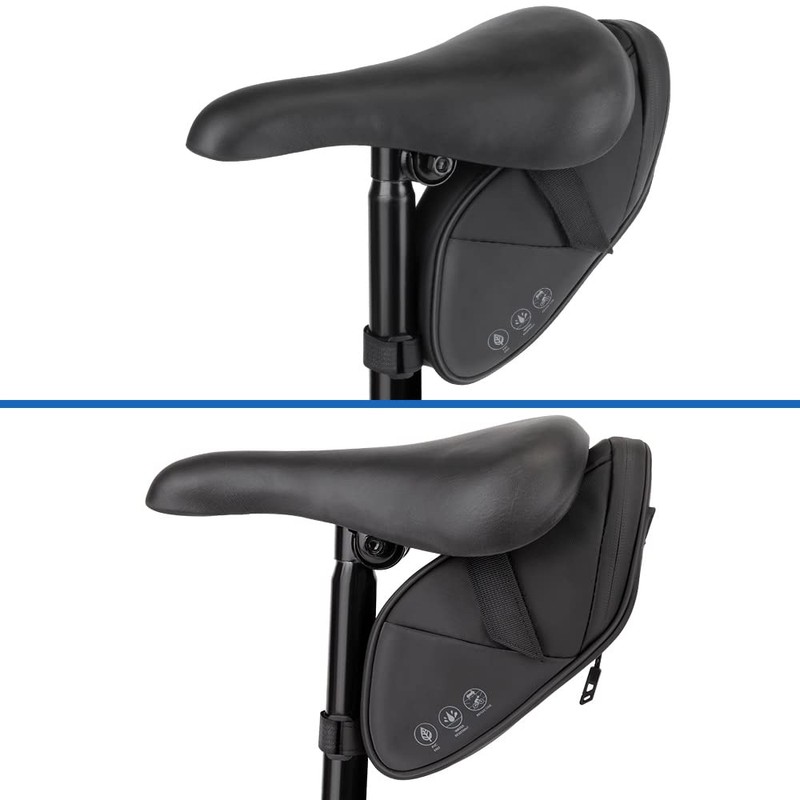 WOTOW Reflective Bike Saddle Bag, Waterproof Under Seat Bicycle Pack