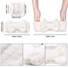 4 Pieces Spa Headband Wrist Washband Scrunchies Cuffs for Washing