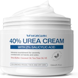 Morovan Urea Cream for Feet: 150g Foot Cream for Dry Cracked Heels Deep Moisturizing Universal for Men & Women