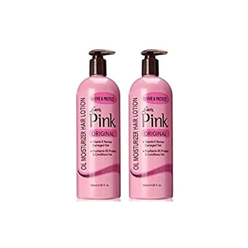 Luster's Scurl Pink Oil Moisturizer Hair Lotion, 32 Ounce (Packaging