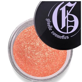 Paleta de Sombra de Ojos Mineral Suelta Naranja Coral - Orgánico, Hipoalergénico, Sin Talco, Glitter & Shimmer, Metálico, Holográfico, Iridiscente Pal
