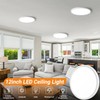 slochi 2Pack LED Flush Mount Ceiling Light Fixture, 12 Inch