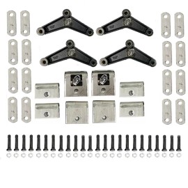 Southwest Wheel Triple Trailer Axle Hanger Kit for Double Eye Springs (3.5K)