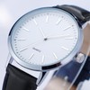 NUOVO Men's Watch Leather Wrist Watch Modern Classic Quartz Watch
