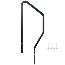 Myard Grooved Handrail RVH4 for 4 Step Above 1st Generation RV Entry Steps, Replacement for MORryde STP214-006H