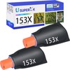 USUPERINK 153X Black Compatible Toner Reload Kit Replacement for HP
