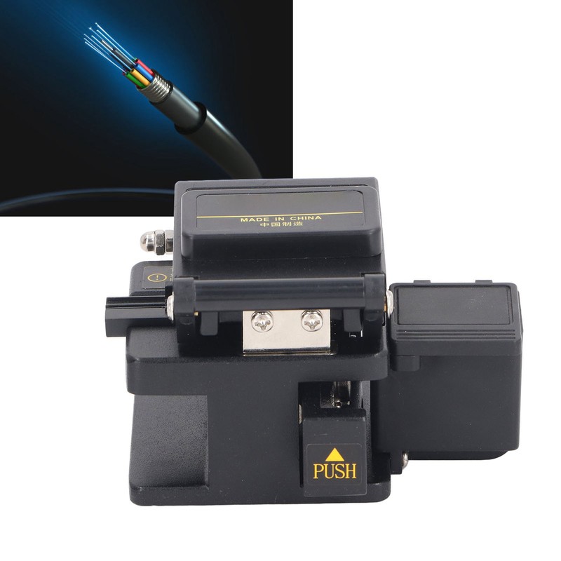 Fiber Cleaver High Accuracy Cold Splicing Hot Melting Optical Fiber