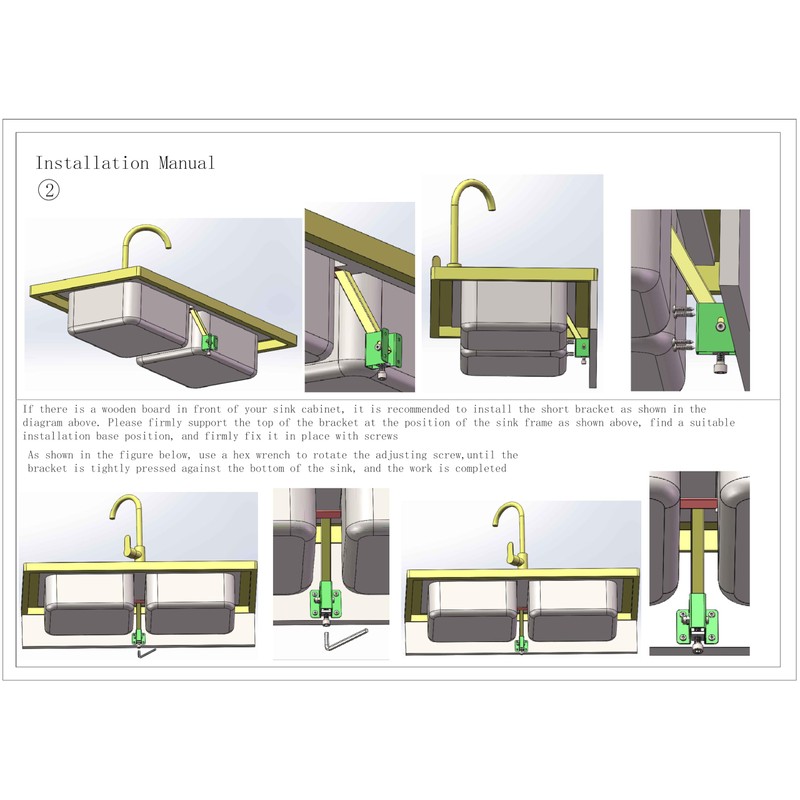 Undermount Sink Brackets,Undermount Sink Repair kit, Best undermount Sink Support,Undermount