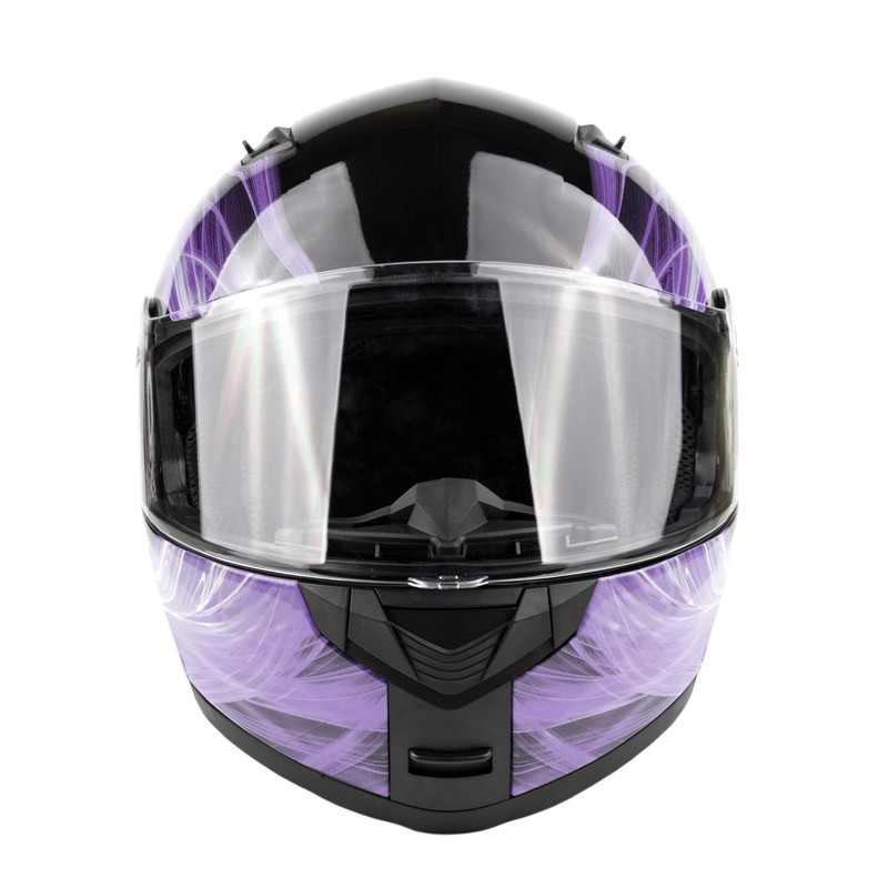 Typhoon TH158 Adult Modular Motorcycle Helmet DOT Dual Visor Full