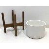 Fox & Fern Bamboo Acacia wood Mini Plant Stand and