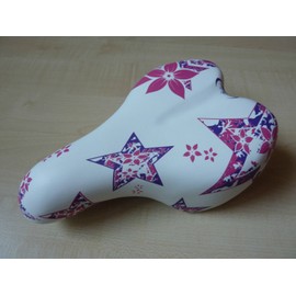 Selle Montegrappa Children's Saddle "OK-GO" White / Pink