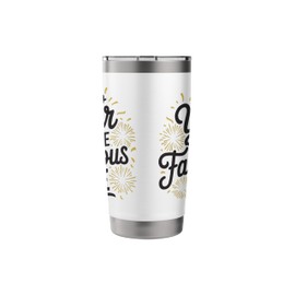 Happy New Year Firworks Display New Years Eve Stainless Steel Insulated Tumbler