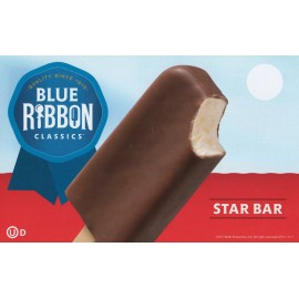 Blue Ribbon Classics Star Bar Bar Ice Cream Truck Sticker Decal 8"x5"