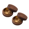 Wooden Wind Ashtray, Ashtray with Lid, Windproof, Odourproof, Suitable for
